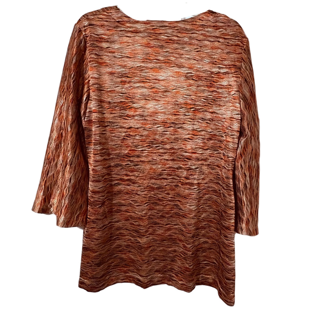 Chico's Vibrant Wave Pattern Cardigan - Picture 2 of 3